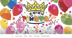 Desktop Screenshot of elreydelapinata.com